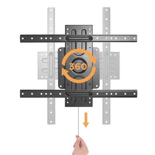 360° rotating mounting plate