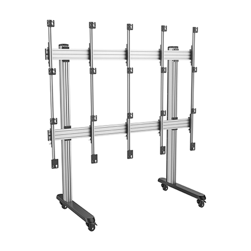 Video Wall Cart makes it possible to construct a 6x3/6x4