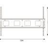 HEAVY-DUTY FIXED TV WALL MOUNT For most 60''-180”